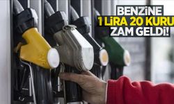 Benzine 1 lira 20 kuruş zam geldi