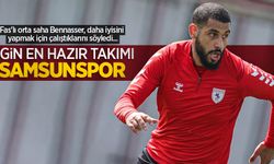 Fas'lı orta saha Bennasser, daha iyisini yapmak için çalıştıklarını söyledi... Ligin en hazır takımı SAMSUNSPOR 