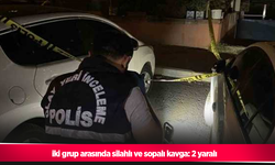 iki grup arasında silahlı ve sopalı kavga: 2 yaralı