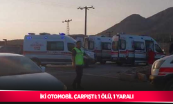İki otomobil çarpıştı: 1 ölü, 1 yaralı