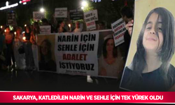 Sakarya, katledilen Narin ve Sehle için tek yürek oldu