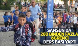 Samsun'da 260 binden fazla öğrenci ders başı yaptı