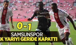 Samsunspor ilk yarıyı geride kapattı! Samsunspor 0-1 Konyaspor