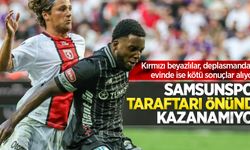 Samsunspor taraftarı önünde kazanamıyor: Kırmızı beyazlılar, deplasmanda iyi evinde ise kötü sonuçlar alıyor ...