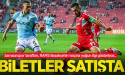 Samsunspor taraftarı, RAMS Başakşehir maçına yoğun ilgi gösteriyor... BİLETLER SATIŞTA 