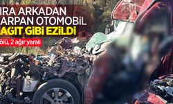 Tıra arkadan çarpan otomobil kağıt gibi ezildi! 3 ölü, 2 ağır yaralı
