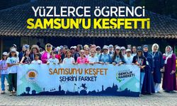 Yüzlerce öğrenci Samsun’u keşfetti