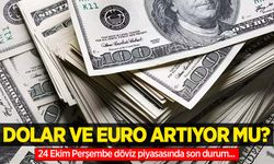 24 Ekim Perşembe dolar ne kadar oldu, euro ne kadar?