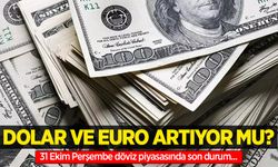 31 Ekim Perşembe dolar ne kadar oldu, euro ne kadar?