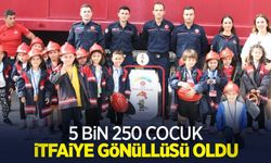 5 bin 250 çocuk, itfaiye gönüllüsü oldu