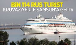 Bin 114 Rus turist, kruvaziyerle Samsun'a geldi