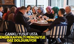 Canikli Yusuf Usta zengin kahvaltı menüsüyle göz dolduruyor