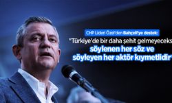 CHP Lideri Özel'den Bahçeli'ye destek: "Türkiye'de bir daha şehit gelmeyecekse söylenen her söz ve söyleyen her aktör kıymetlidir"