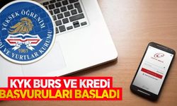 KYK burs ve kredi başvuruları başladı