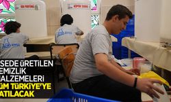 Lisede üretilen temizlik malzemeleri tüm Türkiye'ye satılacak