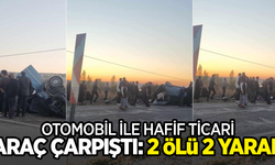 Otomobil ile hafif ticari araç çarpıştı:2 ölü 2 yaralı