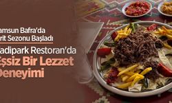 Samsun Bafra'da Tirit Sezonu Başladı: Vadipark Restoran'da Eşsiz Bir Lezzet Deneyimi