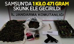 Samsun'da 1 kilo 471 gram skunk ele geçirildi