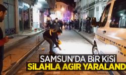 Samsun'da bir kişi silahla ağır yaralandı