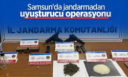 Samsun'da jandarmadan uyuşturucu operasyonu
