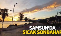 Samsun'da sıcak sonbahar