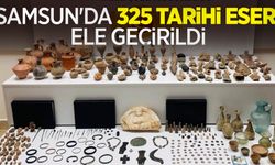 Samsun’da 325 tarihi eser ele geçirildi: 1 gözaltı
