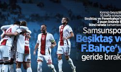 Samsunspor, Beşiktaş ve F.Bahçe'yi geride bıraktı
