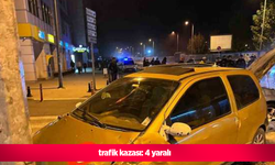 trafik kazası: 4 yaralı