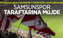 203 numaralı güney üst tribünün 1 maçlık bloke cezası kaldırılmıştır!  SAMSUNSPOR  TARAFTARINA  MÜJDE 