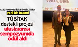 Akay Narin Özel Bakım Merkezi'nden yeni bir başarı! TÜBİTAK destekli projesi uluslararası sempozyumda ödül aldı