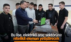 Bu lise, elektrikli araç sektörüne nitelikli eleman yetiştirecek