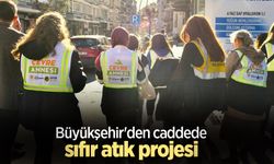 Büyükşehir'den caddede sıfır atık projesi