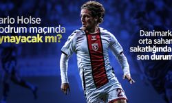 Danimarkalı orta sahanın sakatlığında ki son durum... Carlo Holse Bodrum maçında oynayacak mı? 