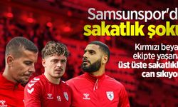 Kırmızı beyazlı ekipte yaşanan üst üste sakatlıklar can sıkıyor...  Samsunspor'da  sakatlık şoku