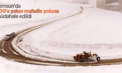 Samsun'da 500'e yakın mahalle yoluna müdahale edildi