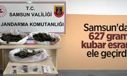 Samsun'da 627 gram kubar esrar ele geçirdi