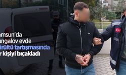 Samsun'da bungalov evde gürültü tartışmasında bir kişiyi bıçakladı