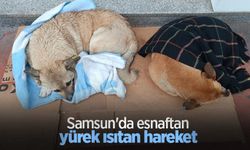Samsun'da esnaftan yürek ısıtan hareket