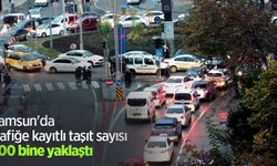 Samsun'da trafiğe kayıtlı taşıt sayısı 500 bine yaklaştı