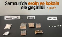 Samsun’da eroin ve kokain ele geçirildi: 1 gözaltı