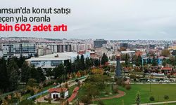 Samsun’da konut satışı geçen yıla oranla 2 bin 602 adet artı