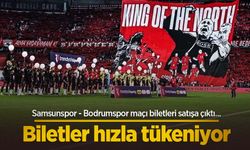 Samsunspor-Bodrumspor maçı biletleri satışa çıktı... Biletler hızla tükeniyor