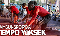 Samsunspor'da  tempo yüksek 