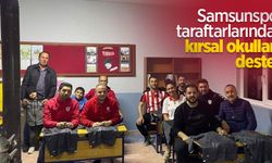 Samsunspor taraftarlarından kırsal okullara destek