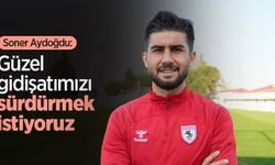 Soner Aydoğdu: "Güzel gidişatımızı sürdürmek istiyoruz"