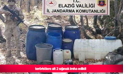 teröristlere ait 2 sığınak imha edildi