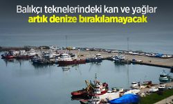 Balıkçı teknelerindeki kan ve yağlar artık denize bırakılamayacak