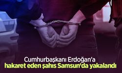 Cumhurbaşkanı Erdoğan'a hakaret eden şahıs Samsun'da yakalandı