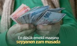 En düşük emekli maaşına seyyanen zam masada