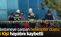 Hastaneye çarpan helikopter düştü: 4 Kişi hayatını kaybetti
